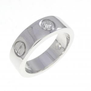 カルティエ ラブ ハーフダイヤ リング