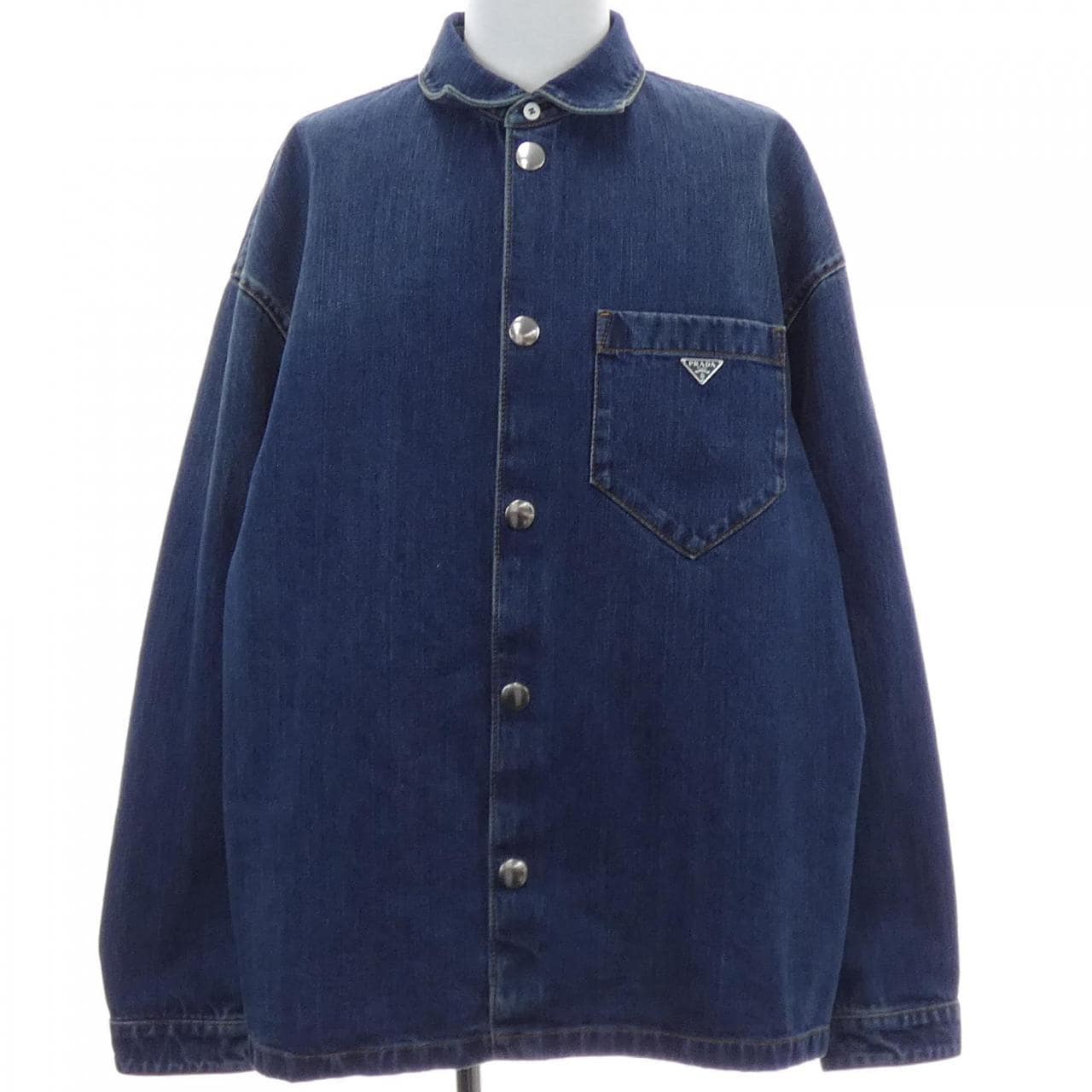 プラダ PRADA トライアングルロゴ GEC066 S212 14EF デニムジャケット