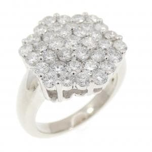 PT900 パヴェ ダイヤモンド リング 2.01CT