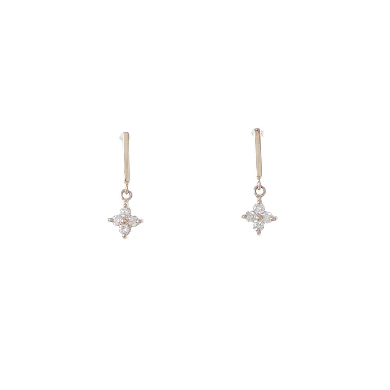 K18PG ダイヤモンド ピアス