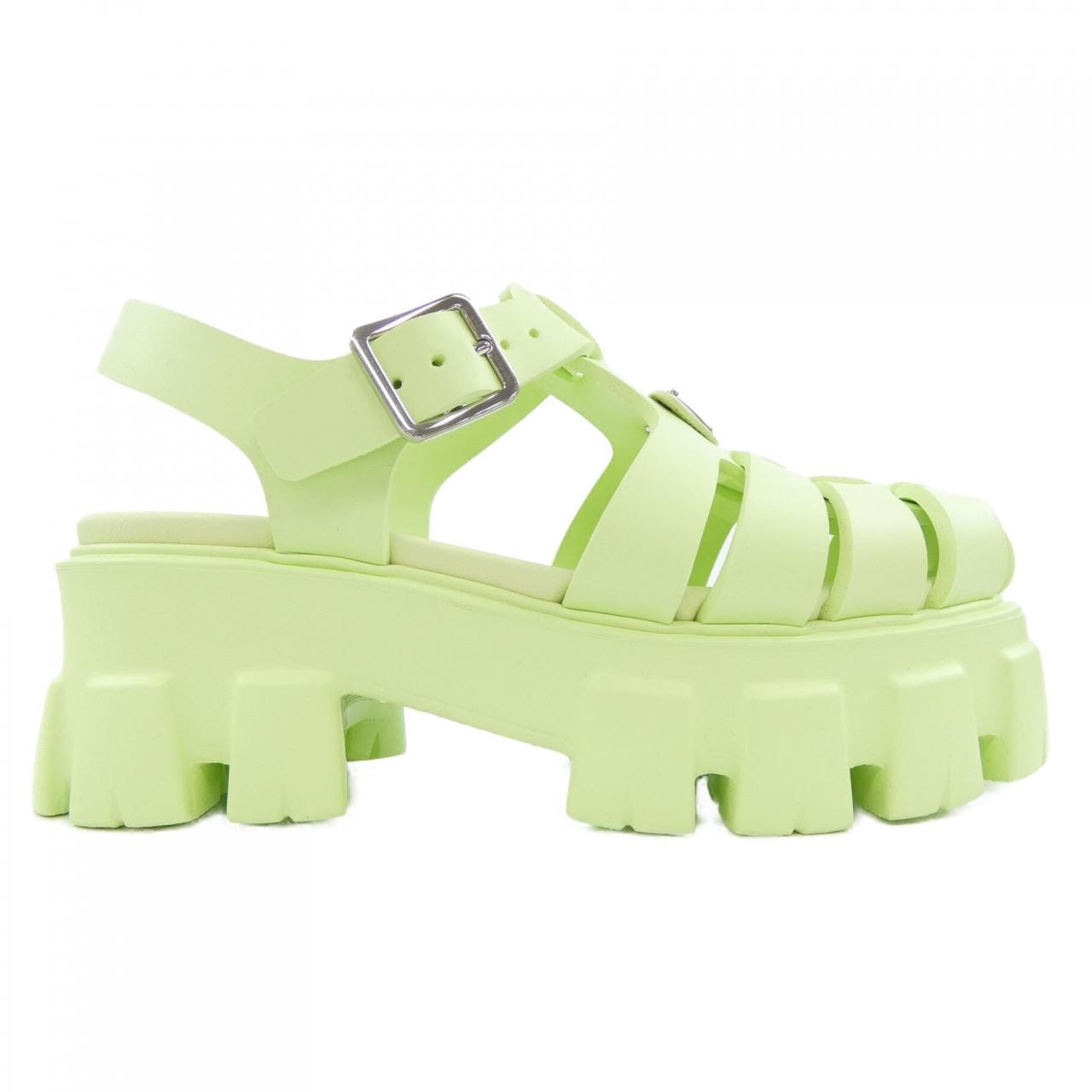 プラダ PRADA トライアングルロゴ モノリス 1X853M フォームラバー サンダル