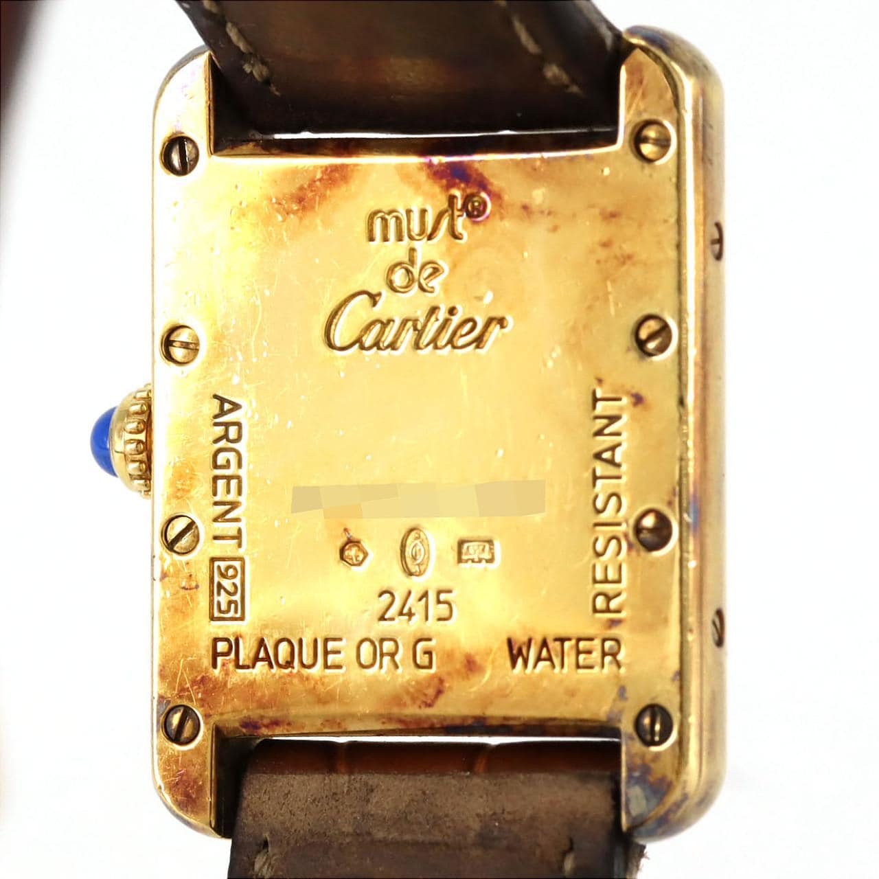 【ノーメンテナンス還元価格】カルティエ マストタンクSM GP W1013654 GP クォーツ