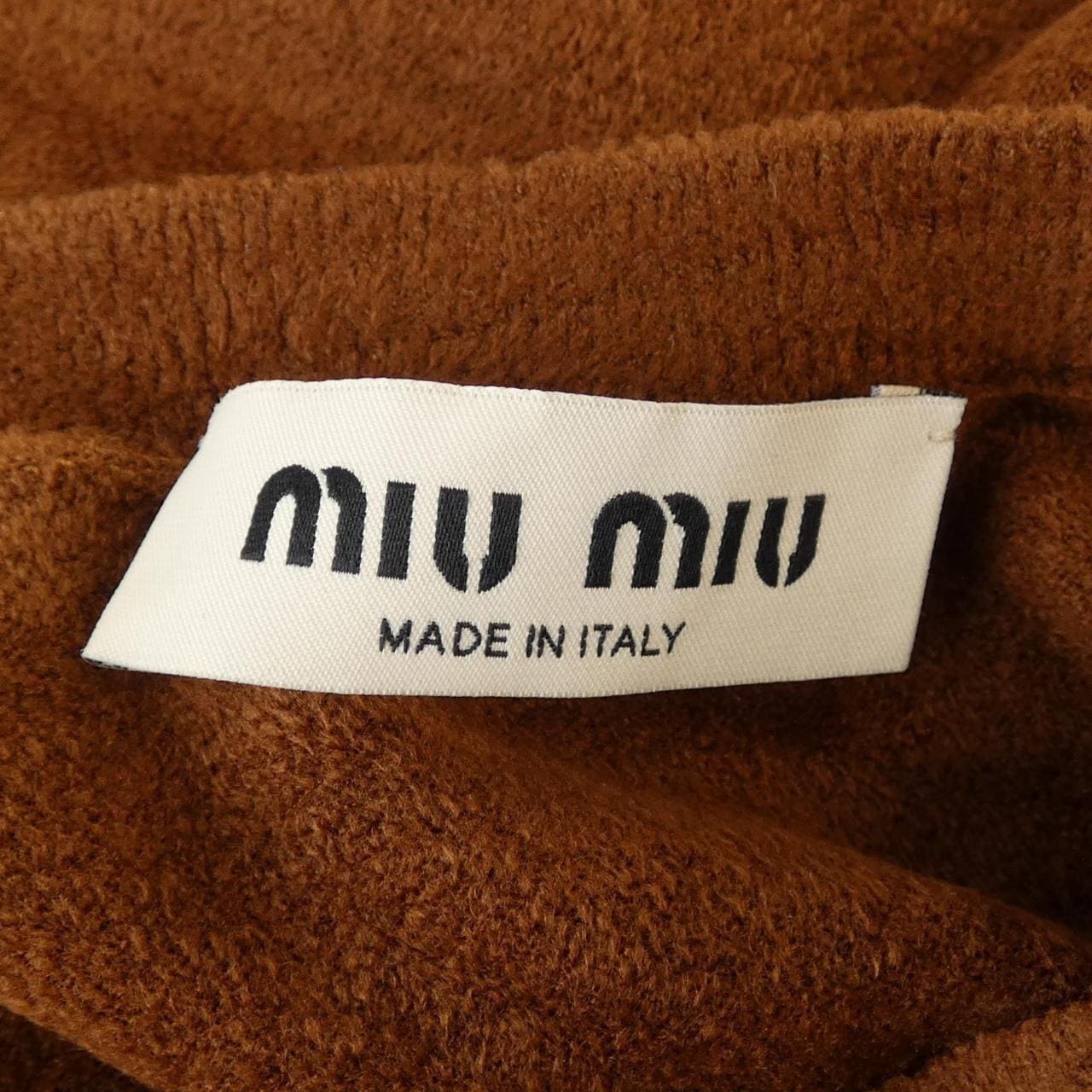 ミュウミュウ MIU MIU シェニールセーター MML03S SOOO 185M トップス