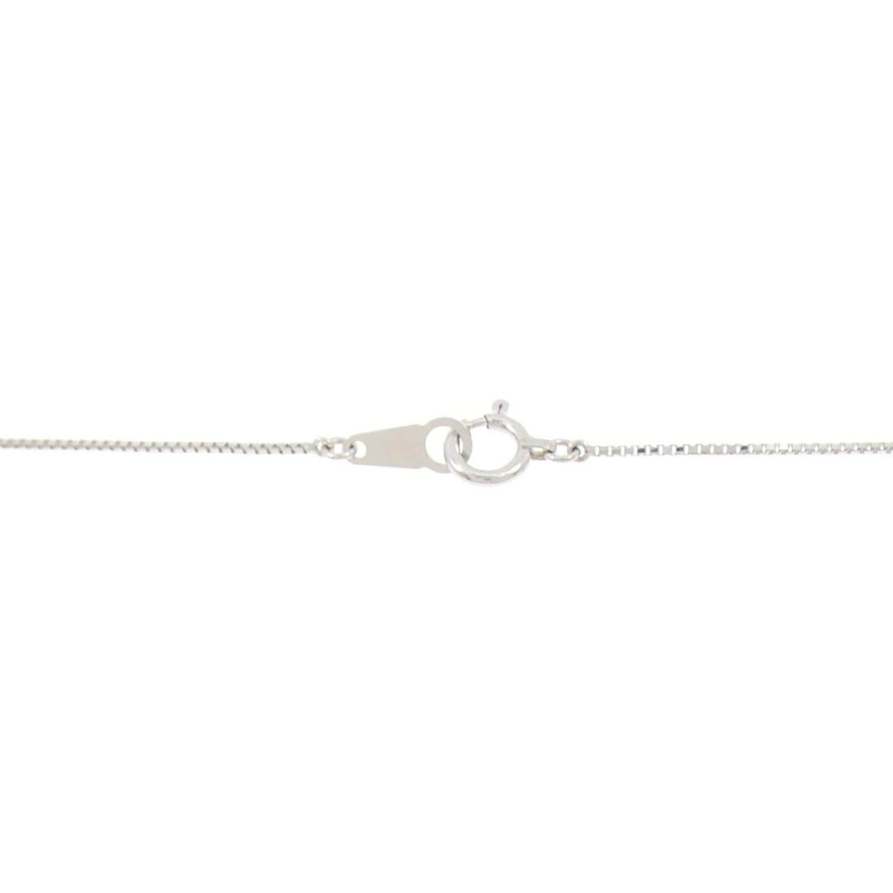 K18WG ラベンダーヒスイ ネックレス 3.66CT