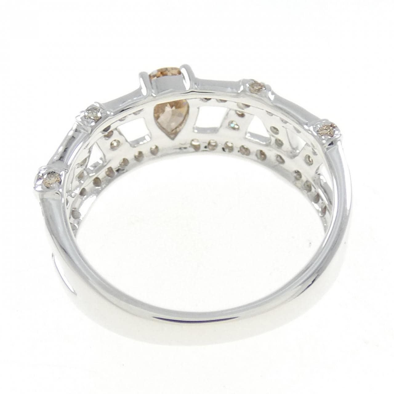 K18WG ダイヤモンド リング 0.35CT