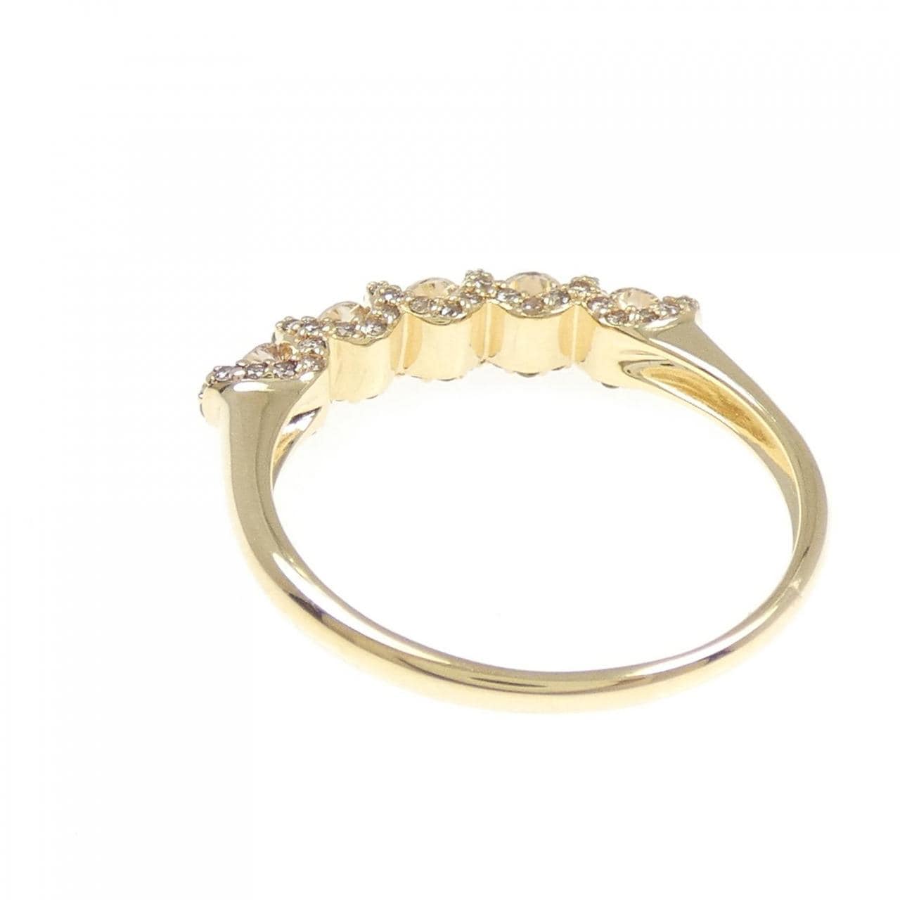 K18YG ダイヤモンド リング 0.70CT