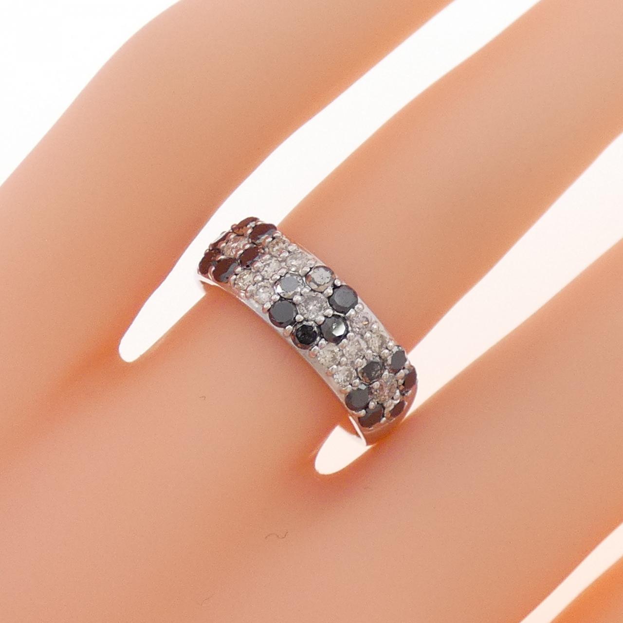 K18WG ダイヤモンド リング 1.00CT