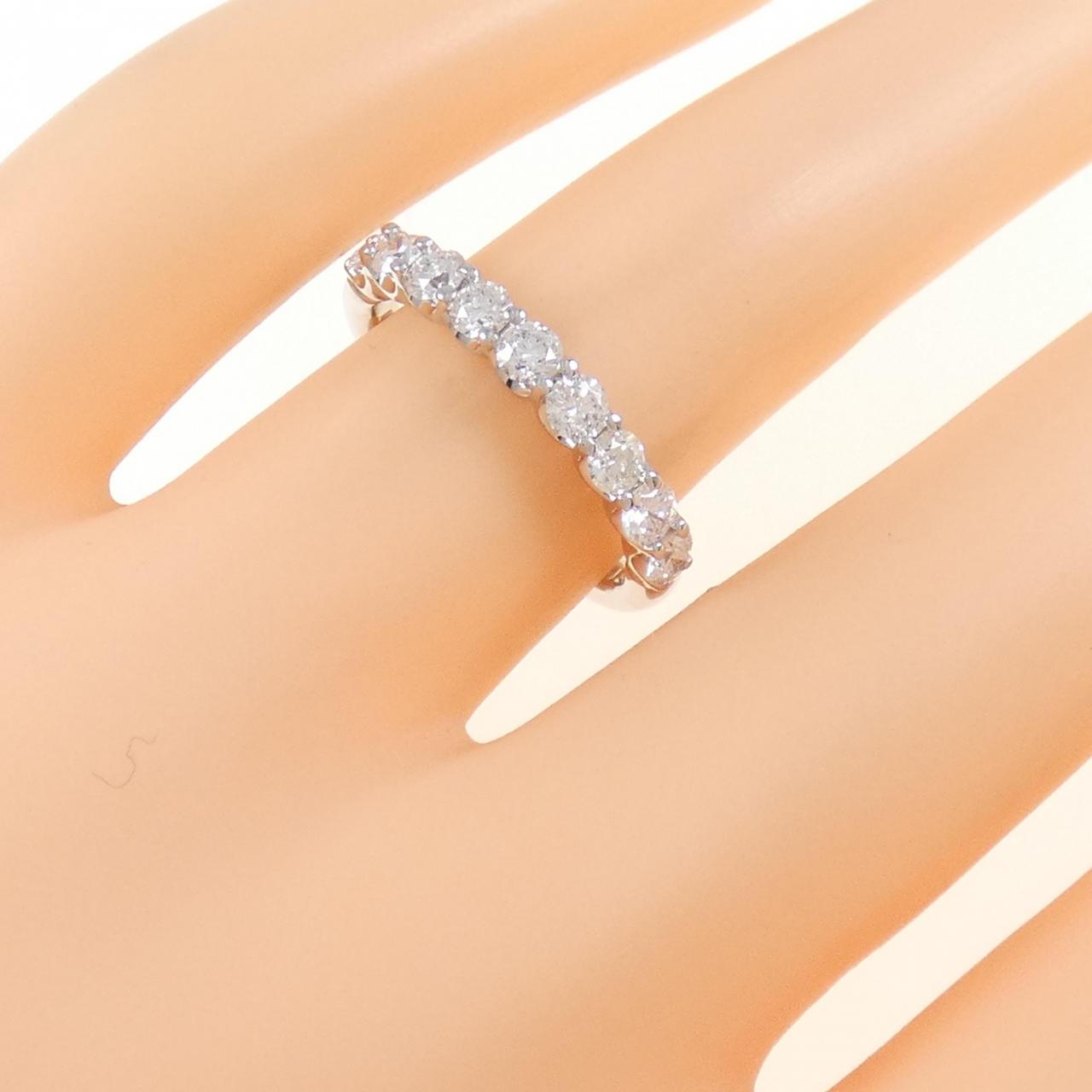 K18WG ダイヤモンド リング 0.70CT