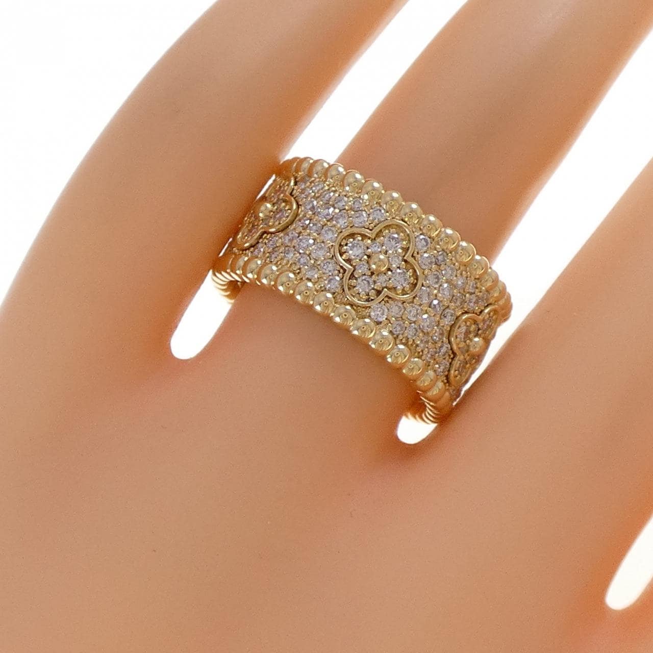 K18YG ダイヤモンド リング 1.60CT