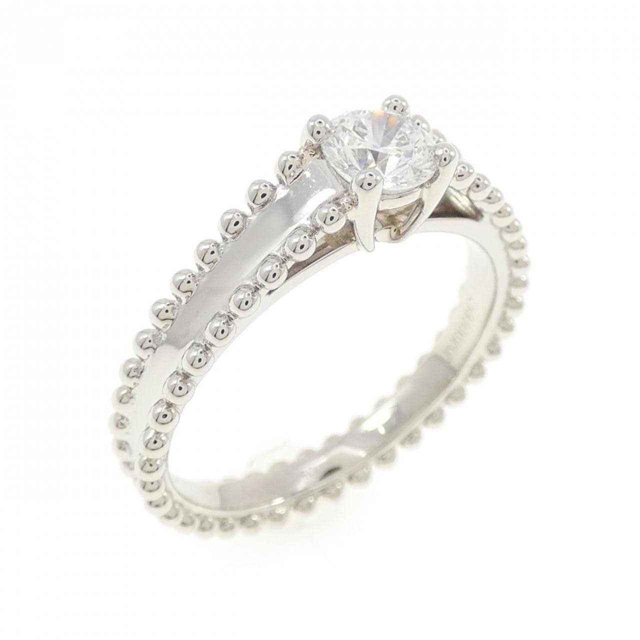 ヴァンクリーフ&アーペル エステル ソリティア リング 0.32CT D IF 3EXT
