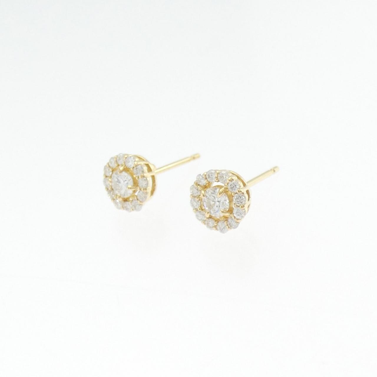 【リメイク】K18YG ダイヤモンド ピアス 0.40CT