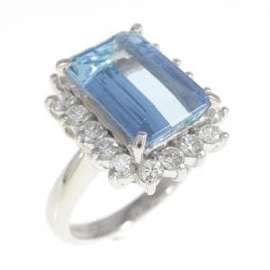 タサキ アクアマリン リング 3.34CT