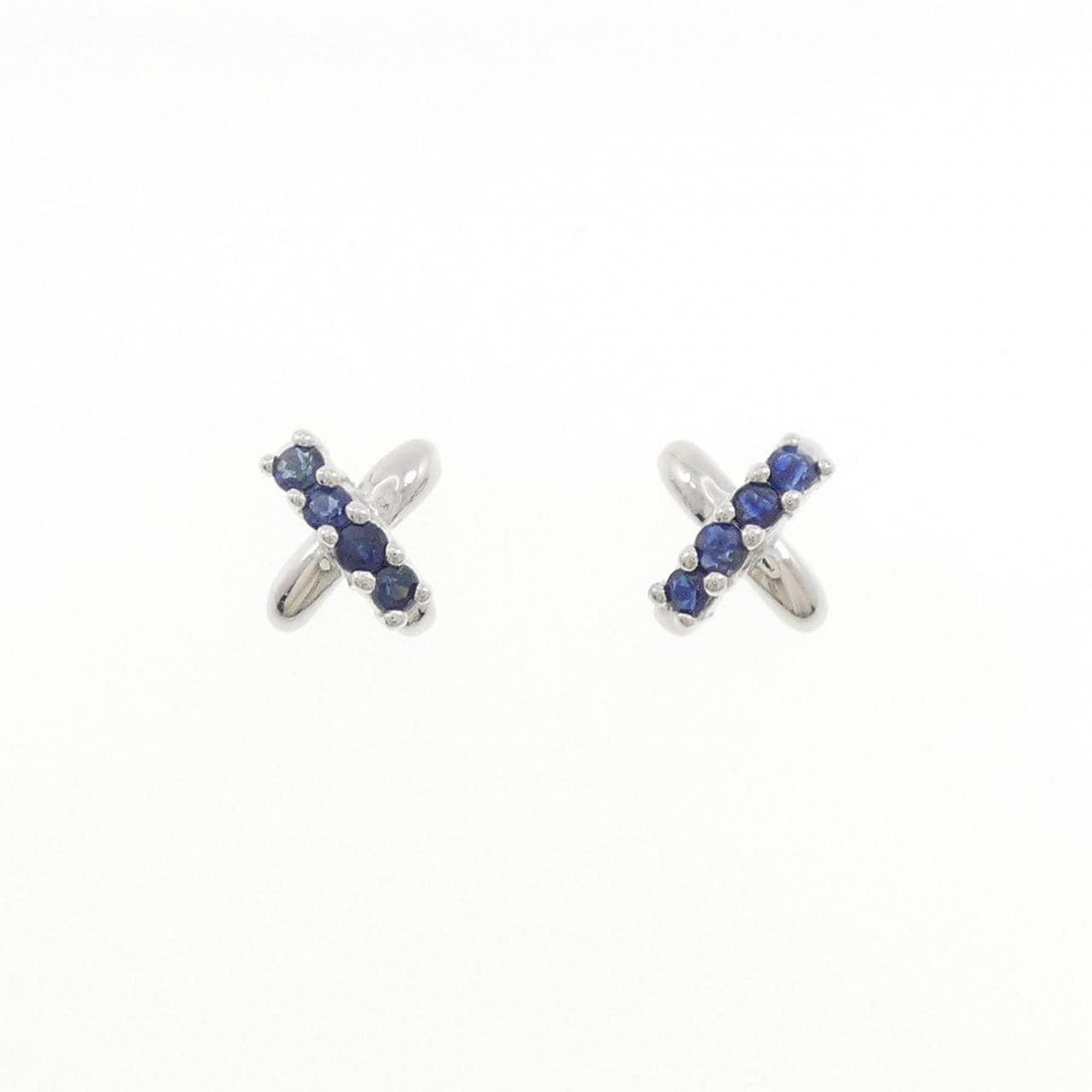 K14WG サファイヤ ピアス