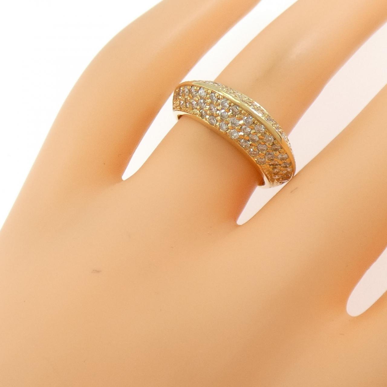 K18YG ダイヤモンド リング 1.17CT
