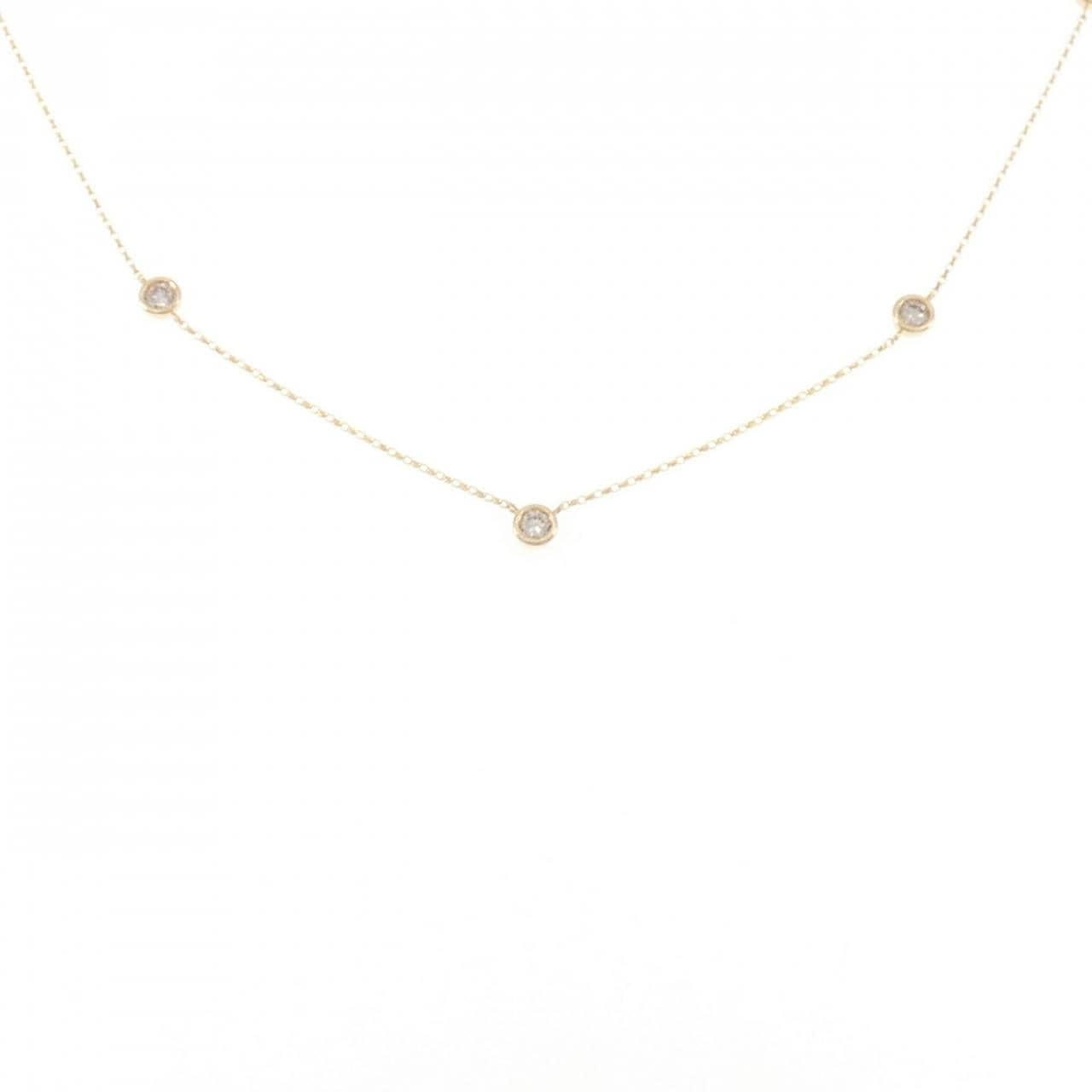 K18YG ダイヤモンド ネックレス 0.50CT