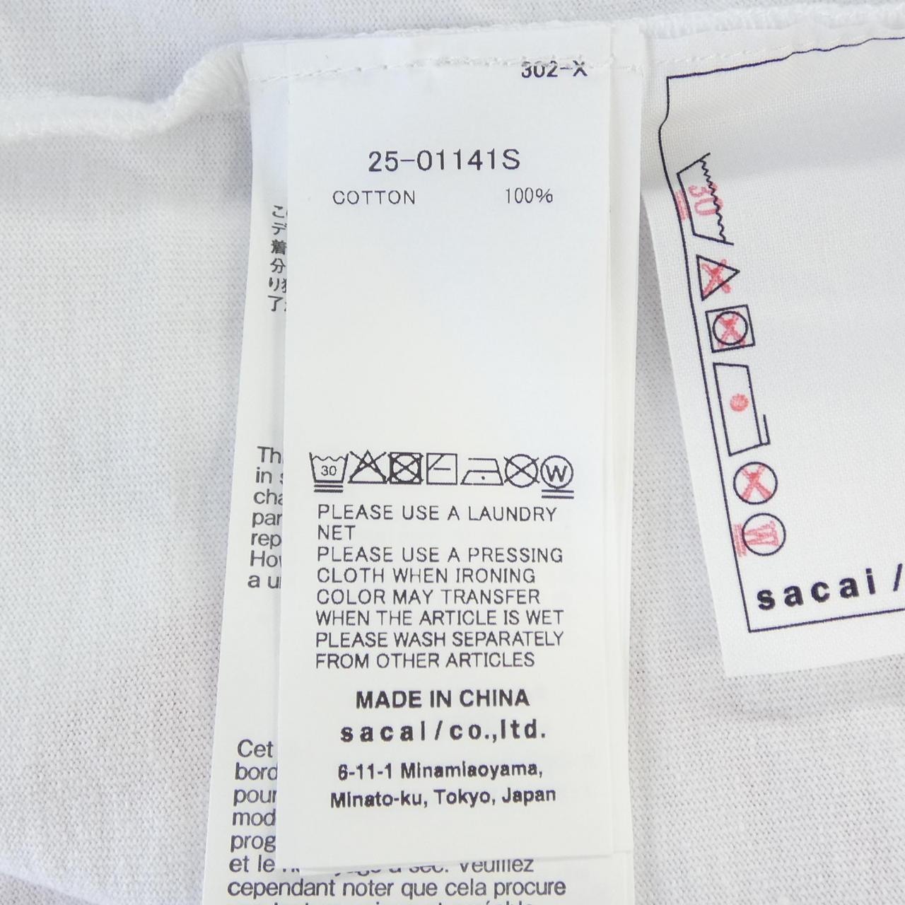 サカイ SACAI MUNGO THOMSON 25-01141S UNISEX Tシャツ