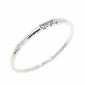 K18WG ダイヤモンド リング 0.03CT