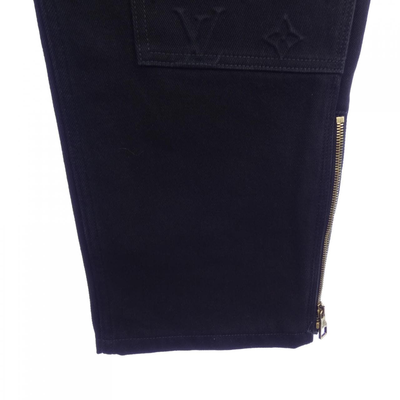 ルイヴィトン LOUIS VUITTON モノグラムディテールカーペンターデニムパンツ HND10WOK4 ジーンズ