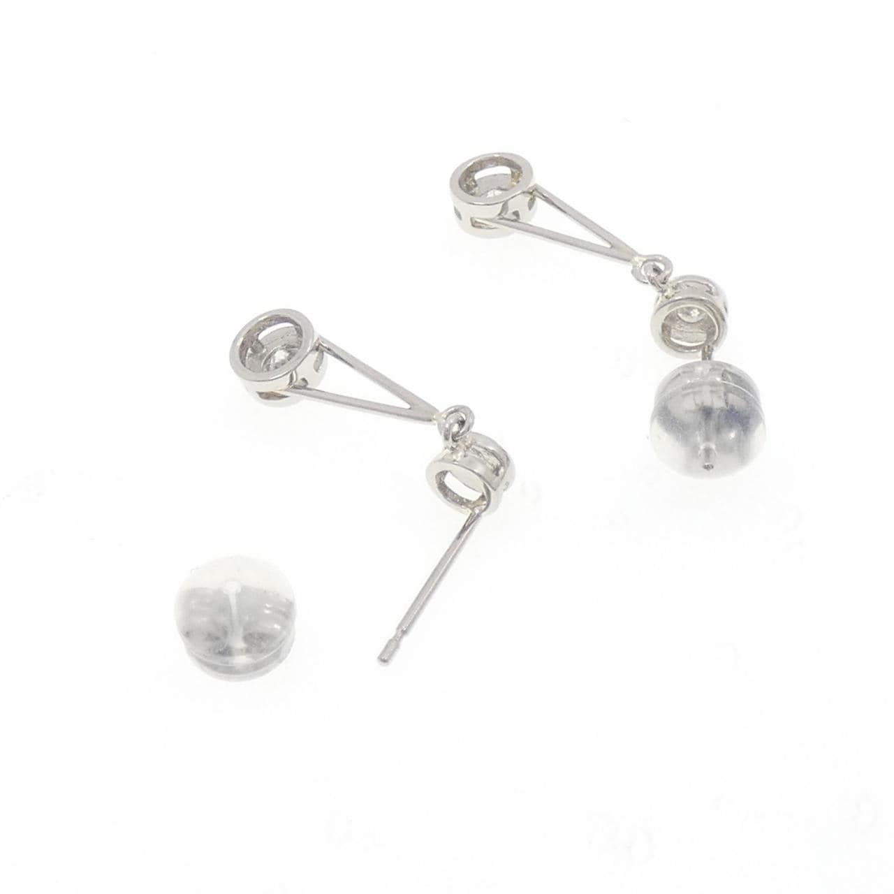 PT900 ダイヤモンド ピアス 0.30CT