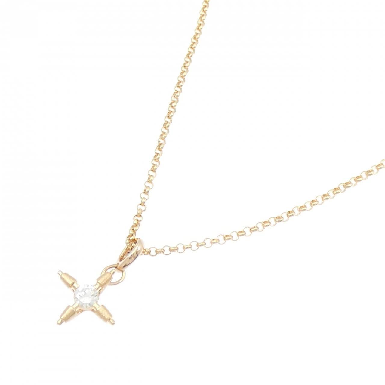 K18PG ダイヤモンド ネックレス 0.226CT
