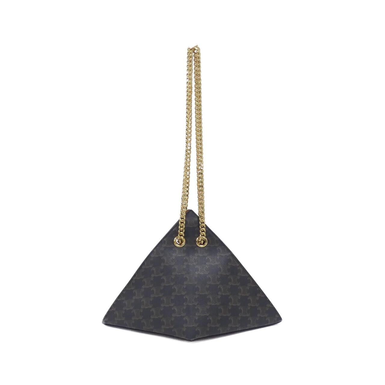 セリーヌ ピラミッド チェーン ショルダーバッグ