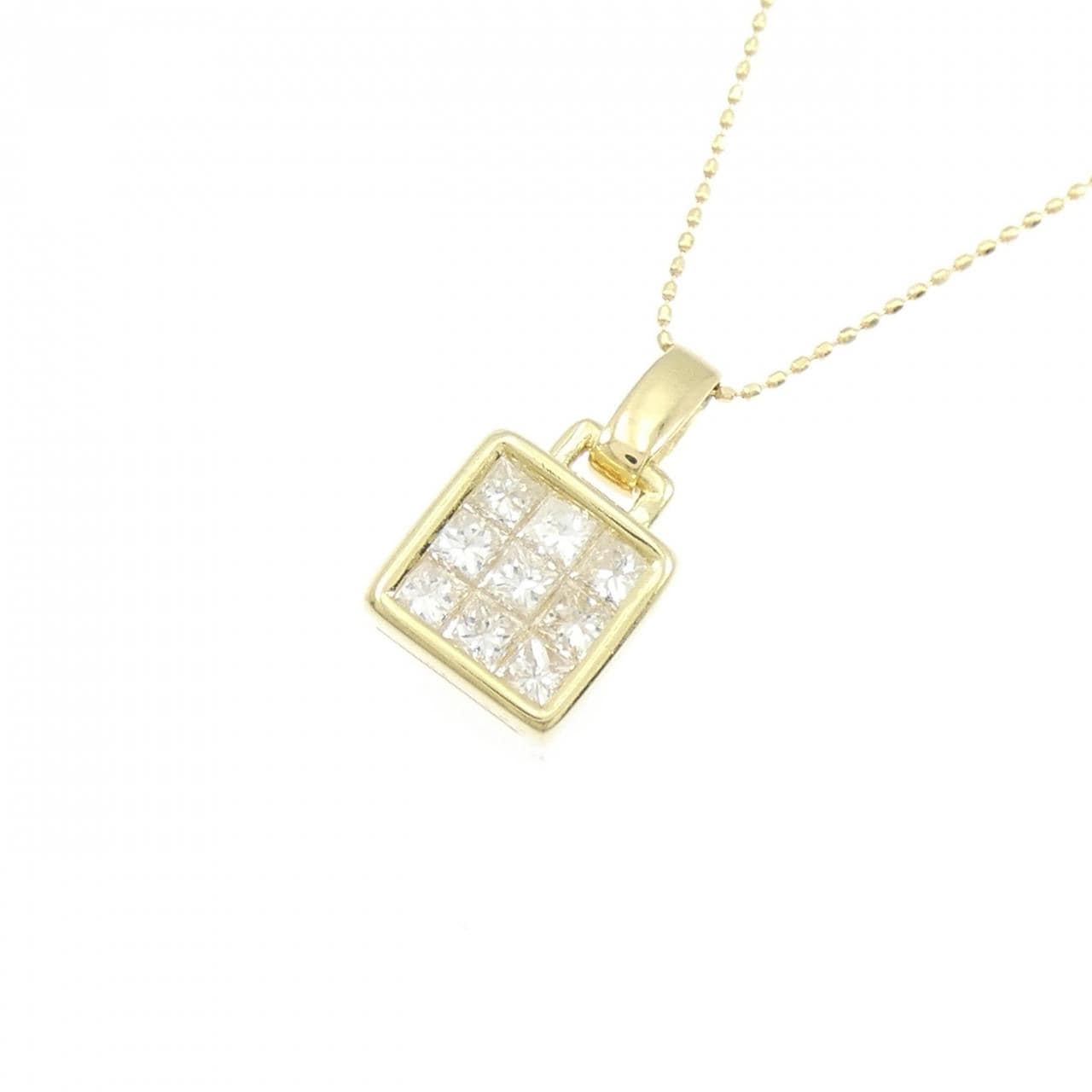 K18YG ダイヤモンド ネックレス 0.50CT
