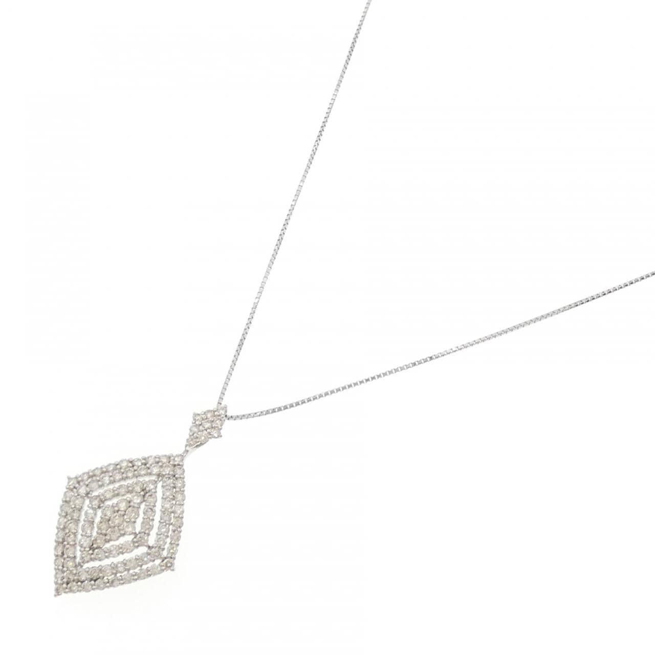 PT900/PT850 ダイヤモンド ネックレス 2.00CT