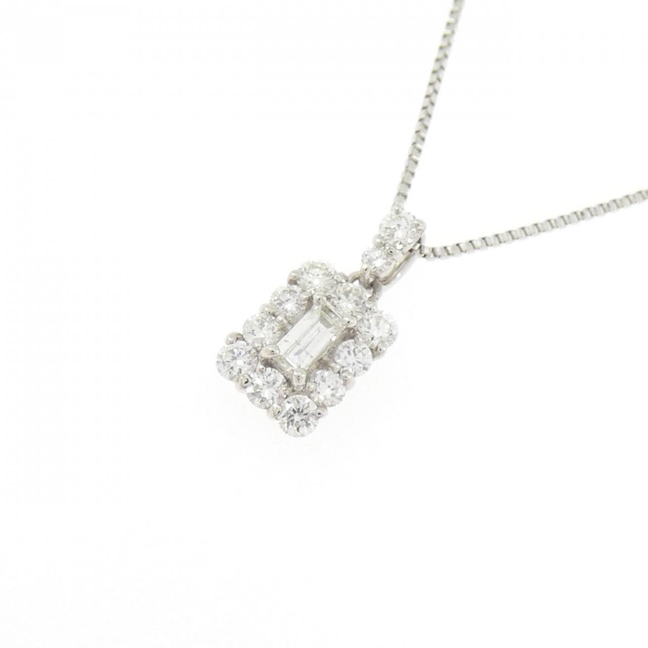【新品】PT900/PT850 ダイヤモンド ネックレス 0.30CT