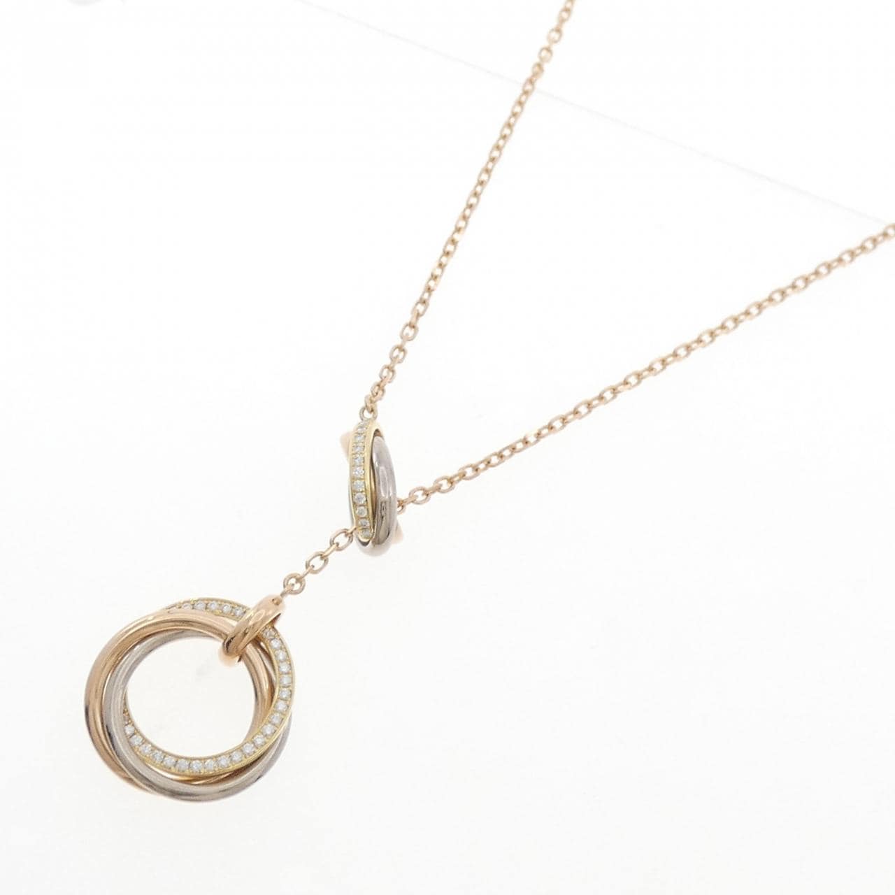 カルティエ トゥフォートリニティ ネックレス