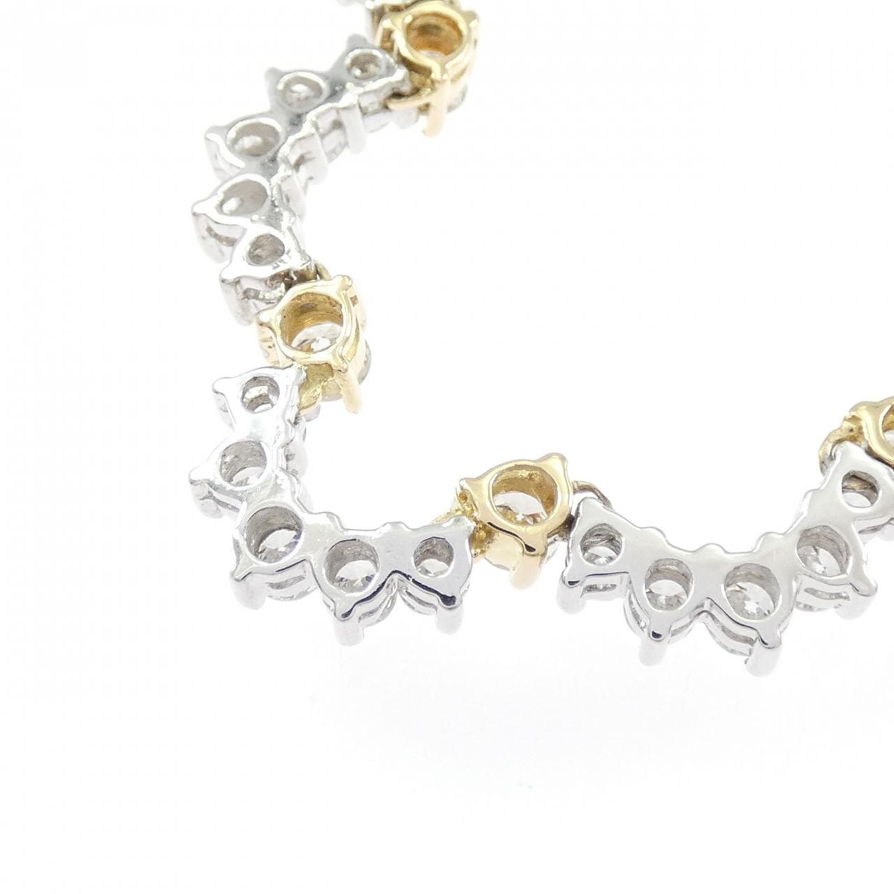 K18WG/K18YG ダイヤモンド ネックレス