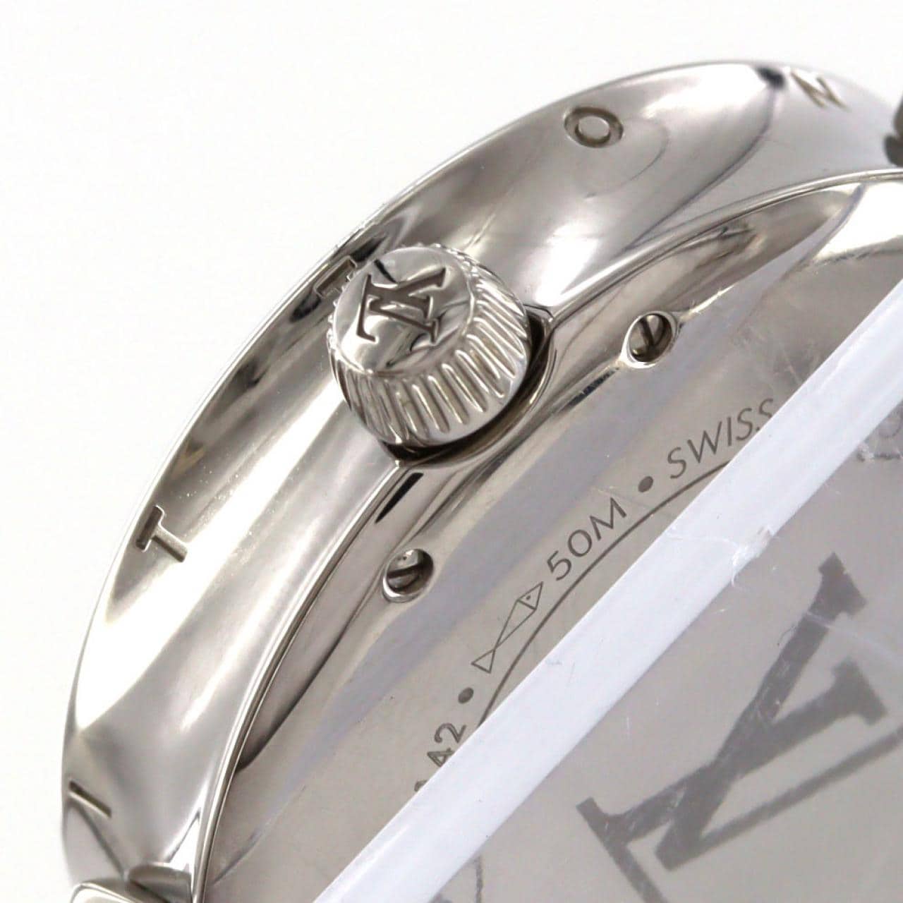 【ノーメンテナンス還元価格】ルイヴィトン タンブール ムーン デュアル･タイム QA142 SS クォーツ
