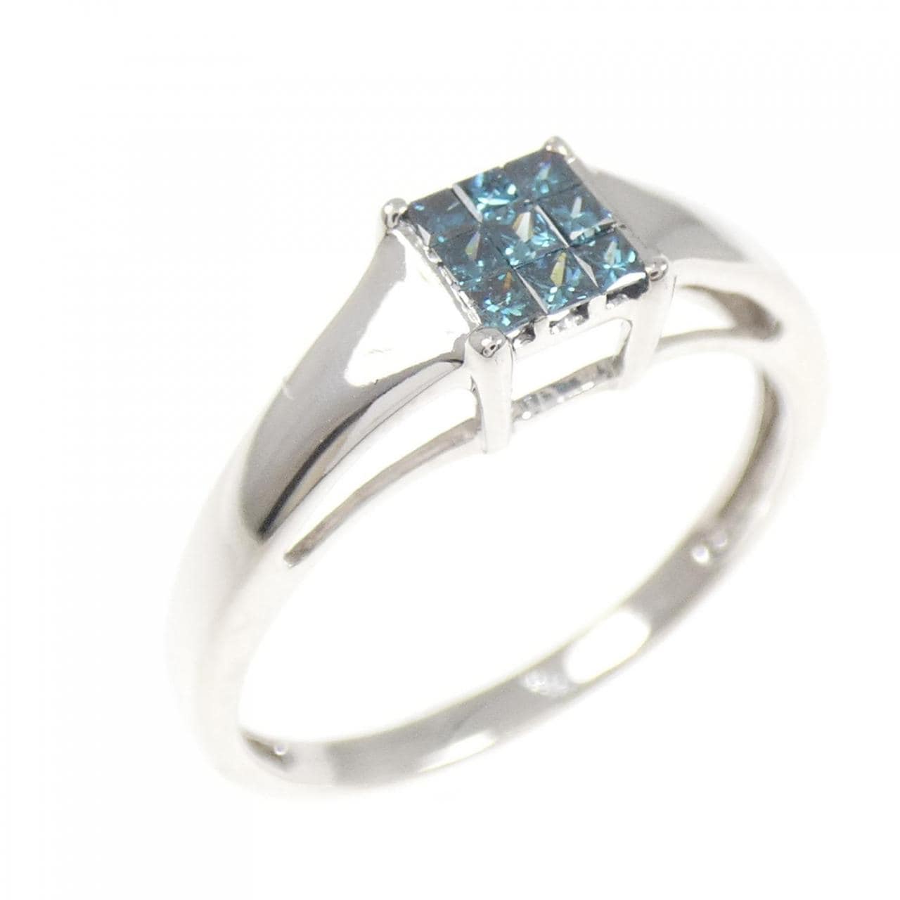 K18WG ダイヤモンド リング 0.14CT