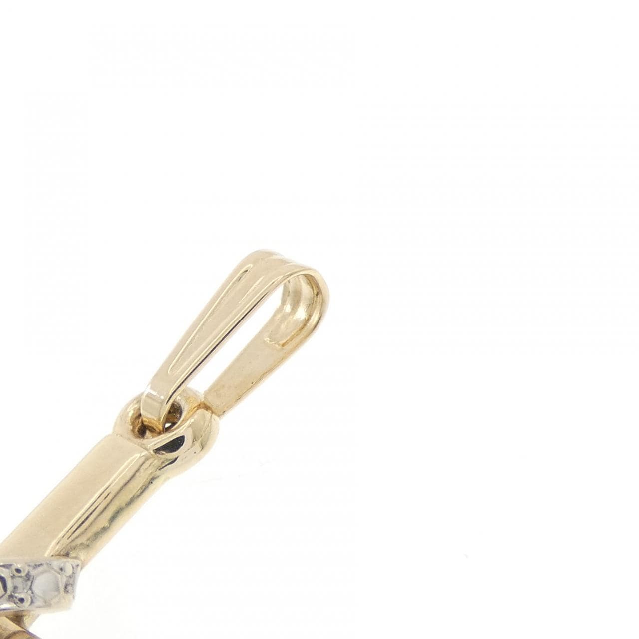 14KYG/14KWG クロス ペンダント