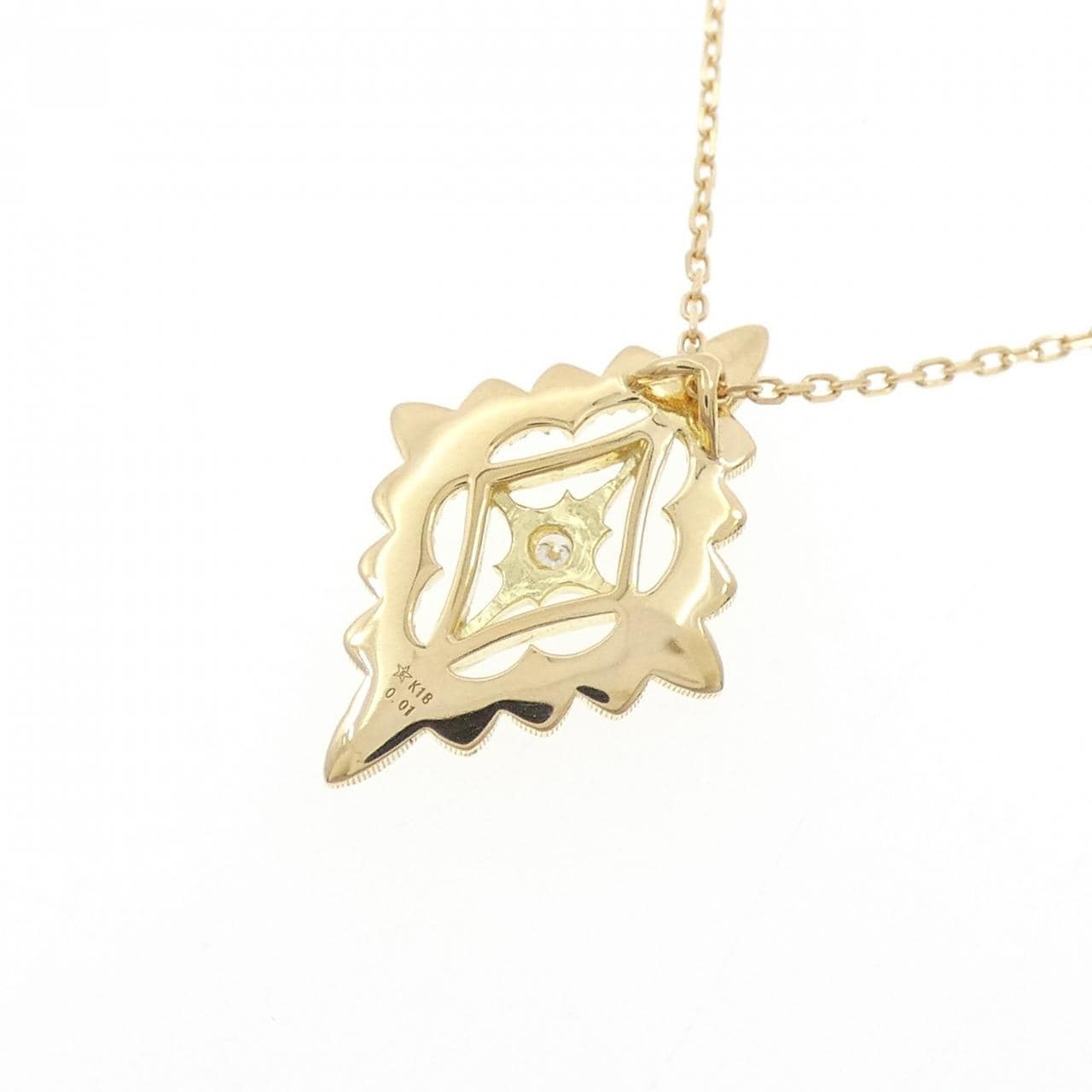 ギンザ タナカ ダイヤモンド ネックレス 0.01CT