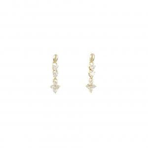 K18YG ダイヤモンド ピアス 0.30CT
