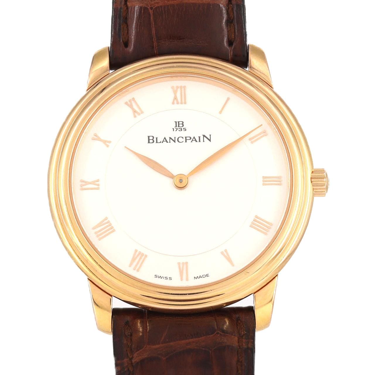 【ノーメンテナンス還元価格】ブランパン ヴィルレウルトラスリム PG LIMITED 0028-3642-55 PG･RG 手巻