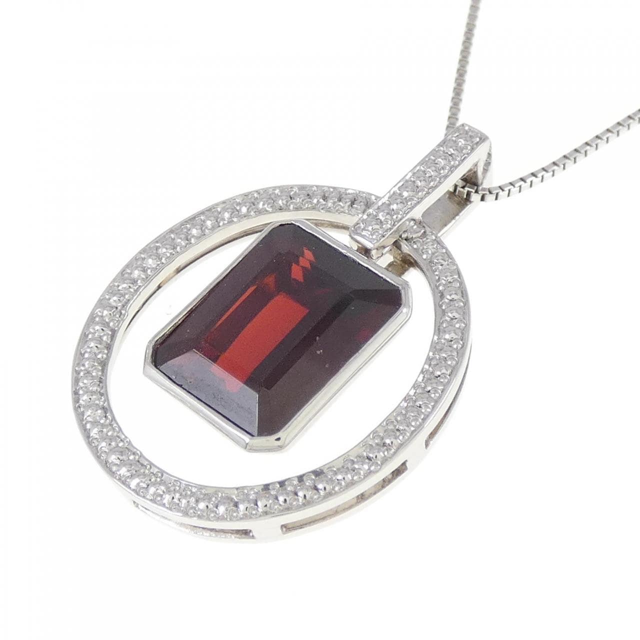 PT ガーネット ネックレス 3.76CT-