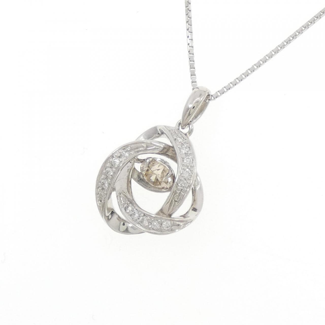 PT900/PT850 ダイヤモンド ネックレス 0.40CT