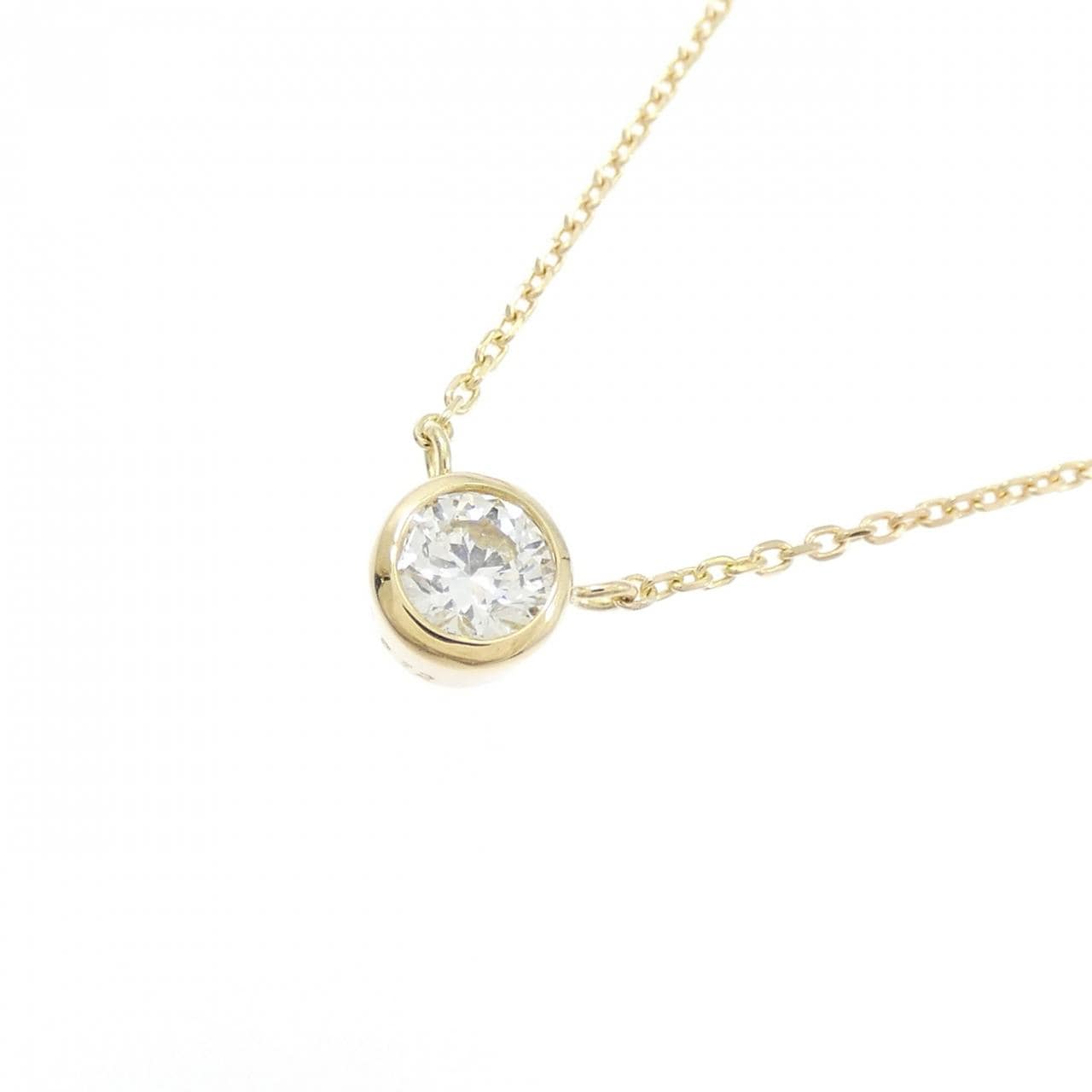 【新品】K18YG ダイヤモンド ネックレス 0.212CT G SI2 Good
