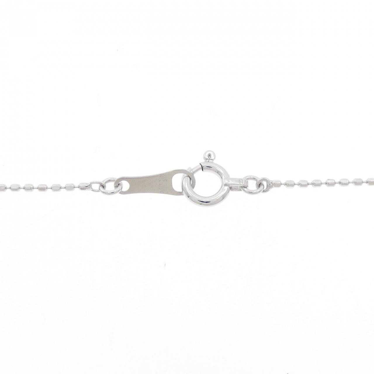 K18WG ペリドット ネックレス 1.56CT