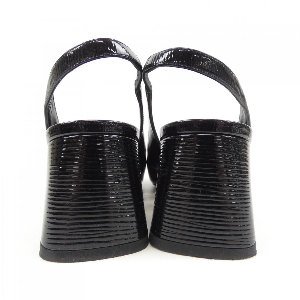 LOUIS VUITTON Vuitton Shake Line Slingback Pumps