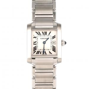 カルティエ タンクフランセーズMMデイト W51011Q3 SS クォーツ