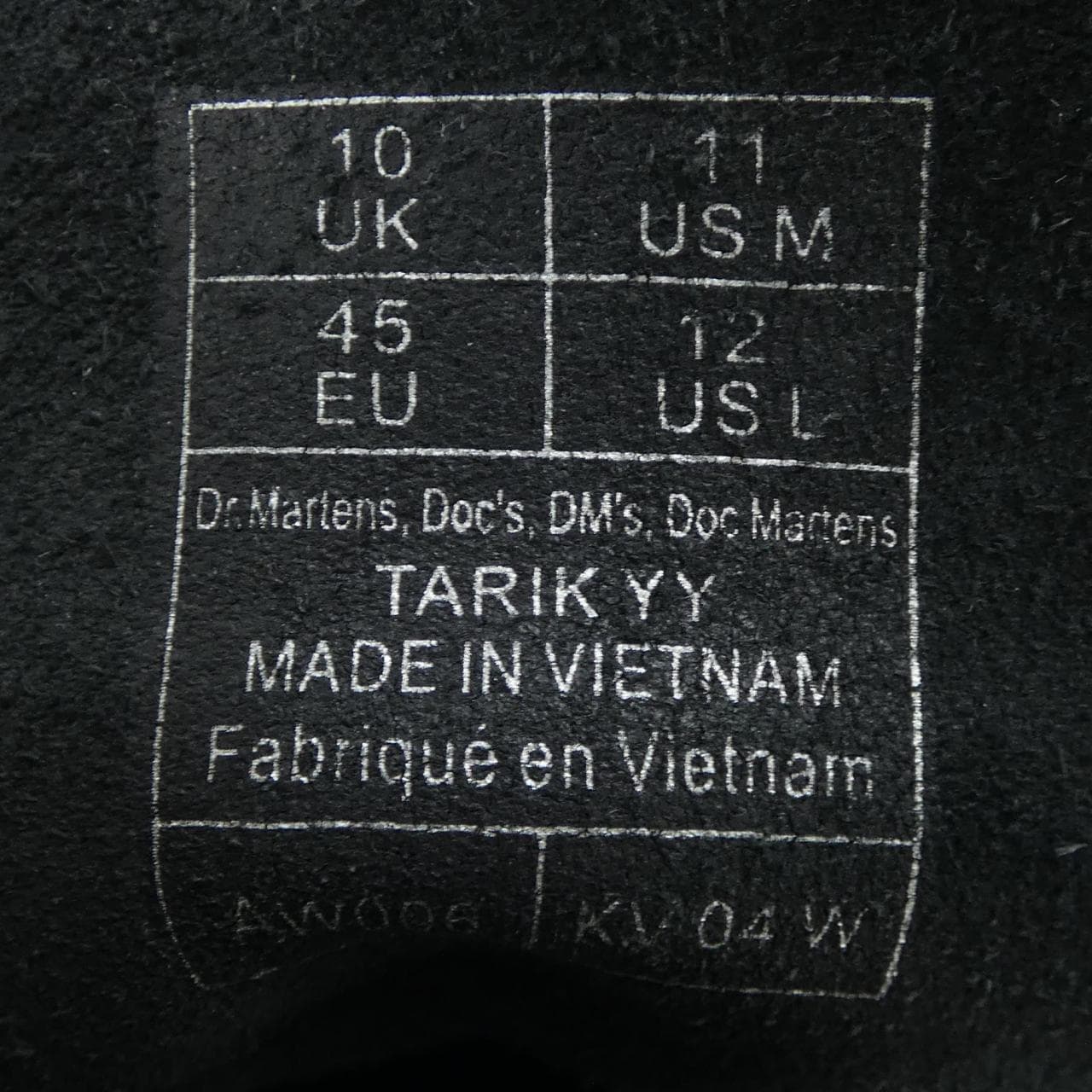 ドクターマーチン DR.MARTENS TARIK YY ブーツ