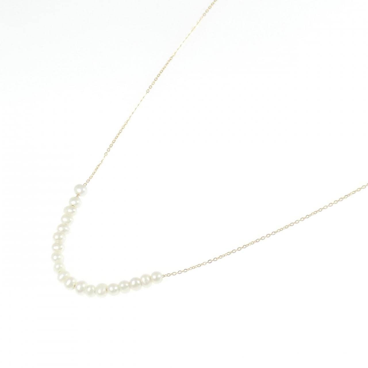 750YG 淡水パール ネックレス