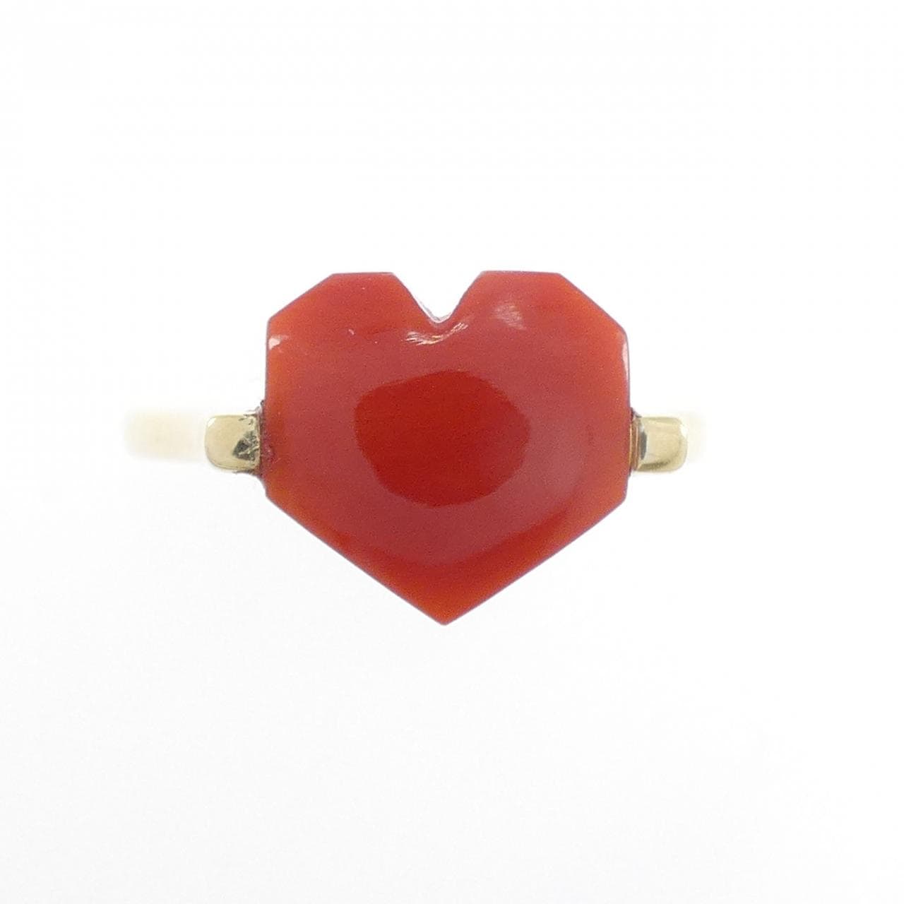 アリータ ハート サンゴ リング