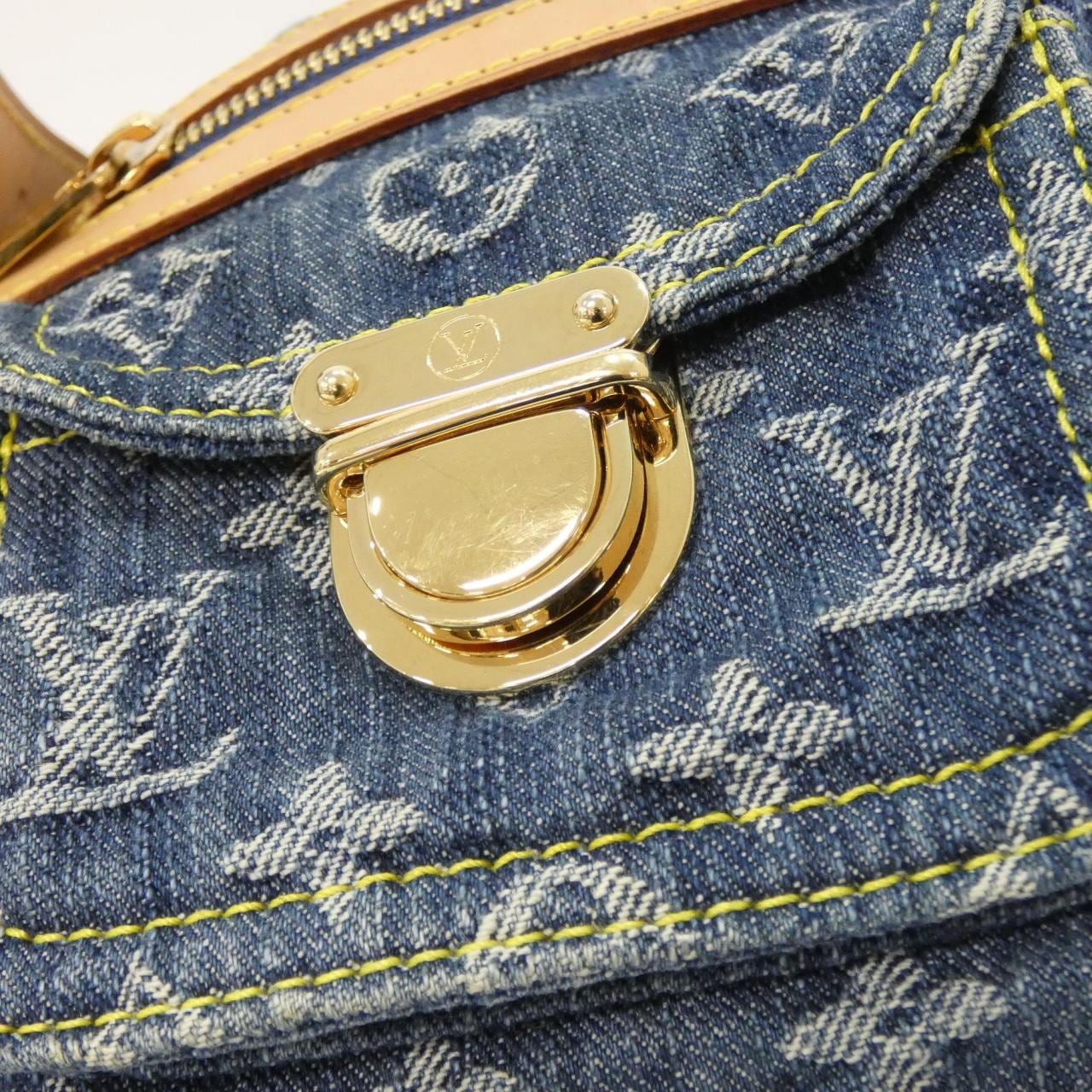 ルイヴィトン モノグラム デニム バギー PM M95049+J54316 ショルダーバッグ