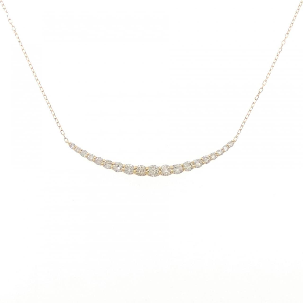 K18YG ダイヤモンド ネックレス 1.00CT