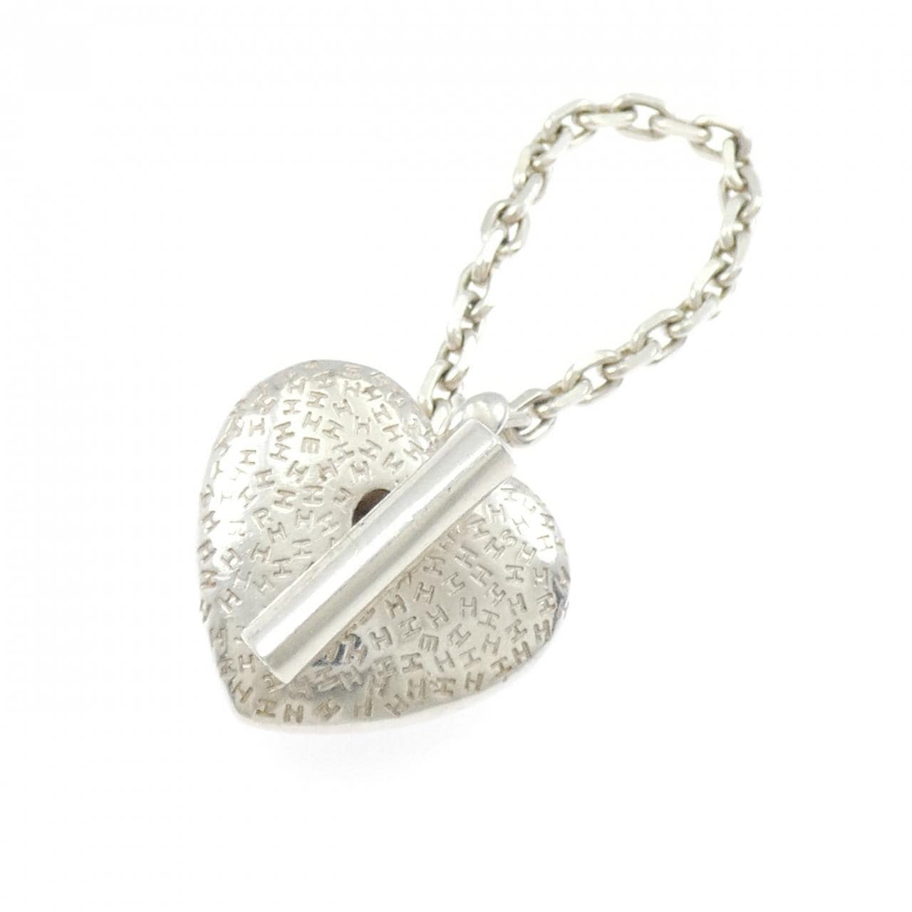 【ヴィンテージ】エルメス 925 ハート キーホルダー