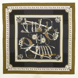 エルメス HERMES HARNAIS DE COUR BANDANA H243935S カレジェアン140 ショール