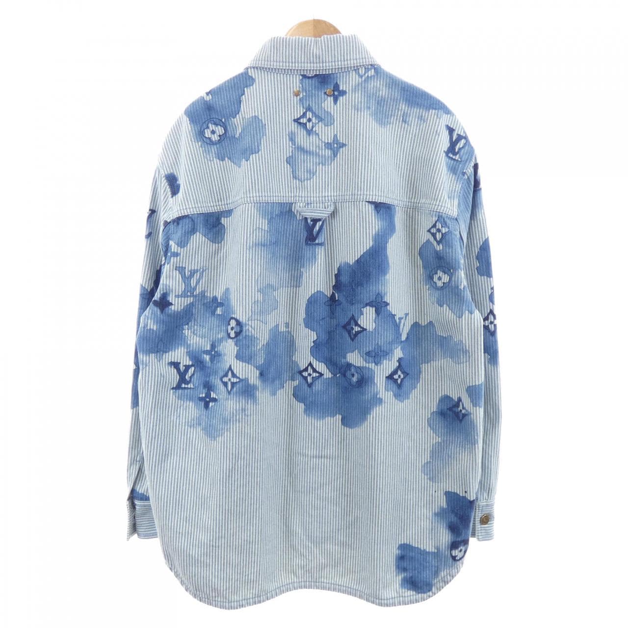 ルイヴィトン LOUIS VUITTON ストライプモノグラムワークウェア HLS05WBX7 デニムジャケット
